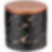 Банка для сыпучих продуктов коллекция Золотой мрамор цвет:black 11,5*11 см