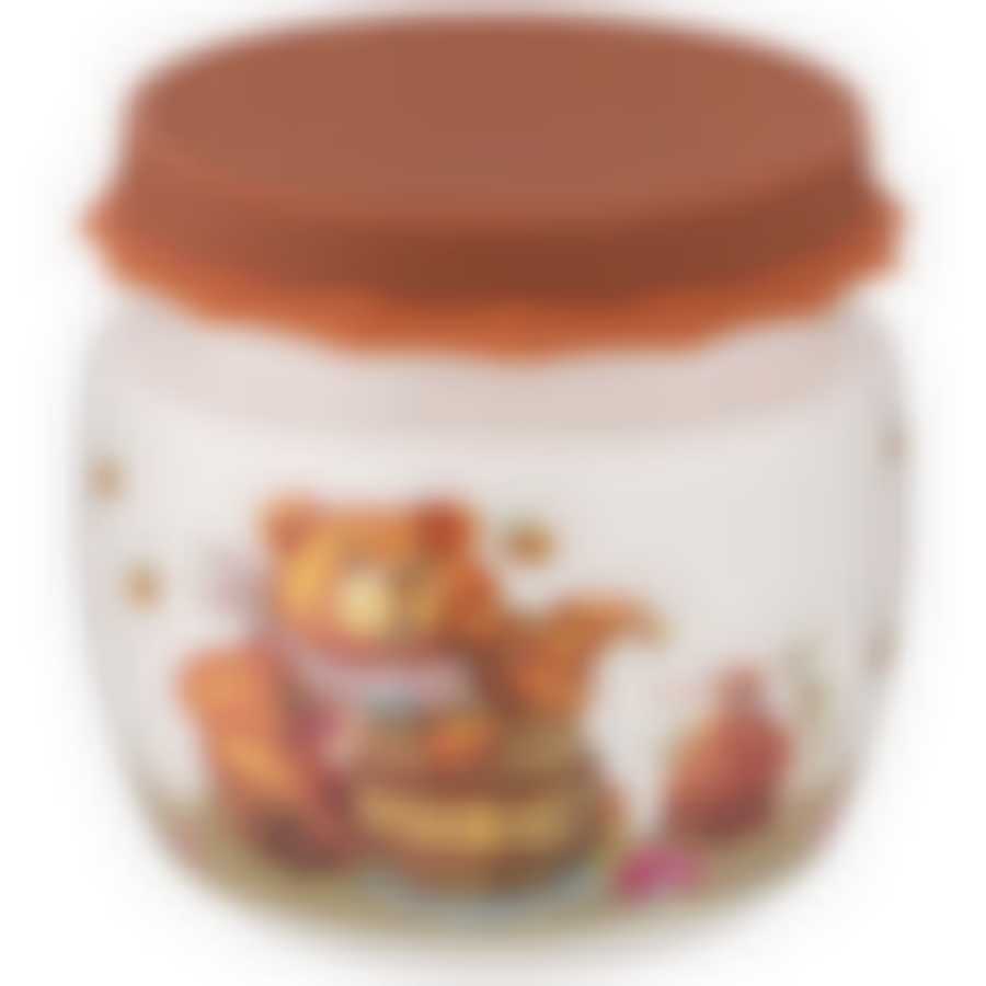 Банка с силиконовой крышкой Мед 750мл 