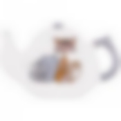 Подставка под чайный пакетик Озорные коты 11*7*2 см без упаковки 