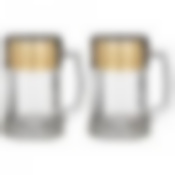 Набор 2 кружек для пива 500 мл Полоса версаль 