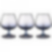 Набор бокалов для бренди из 3 шт Черное море омбре 410 мл