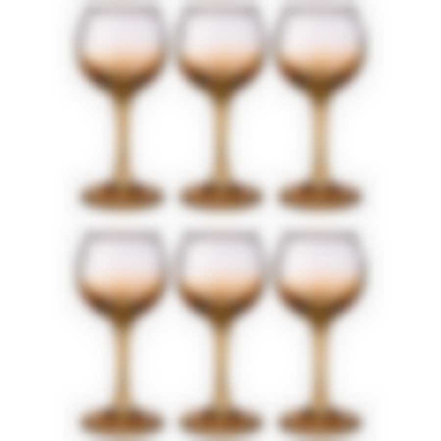Набор рюмок из 6 шт Медовый омбре 65 мл