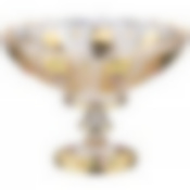 Конфетница Lefard gold glass 19,5*19,5 см. высота=15 см. 