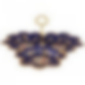 Менажница 3-х секционная lefard Влюбленная пара кобальт 32*32 см 