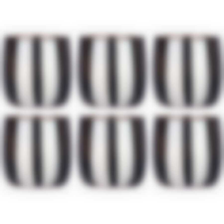 Набор стаканов из 6 шт Горький шоколад 310 мл