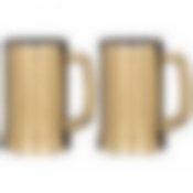 Набор 2 кружек для пива 500 мл Золотой либерти 