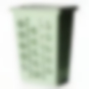 Корзина для белья "Виолетта", объем 30 л, 255 х 375 х 480 мм (цвет зелёный)