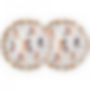 Набор тарелок закусочных lefard Лучшие друзья 2 шт. 23 см 