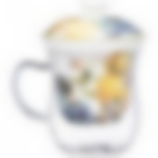 Кружка стеклянная с ситом lefard Фрукты 500 мл 