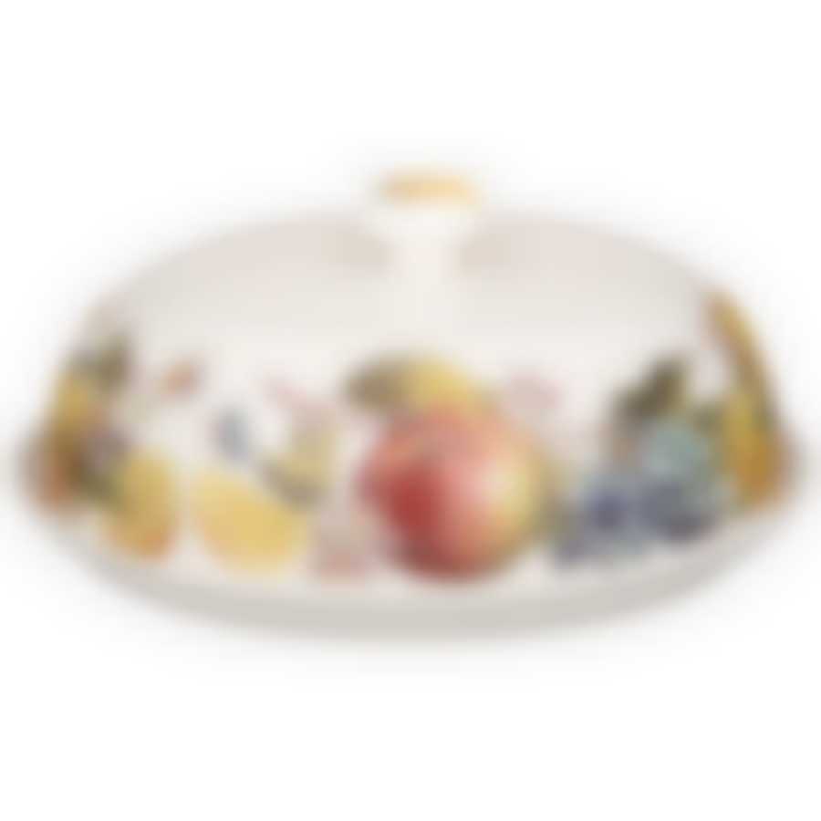 Блюдо круглое с крышкой lefard Фрукты 23 см 
