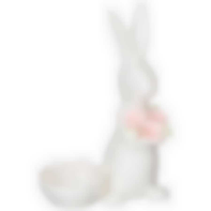 Подставка под яйцо Весенний кролик 10*7*15.5 см. 