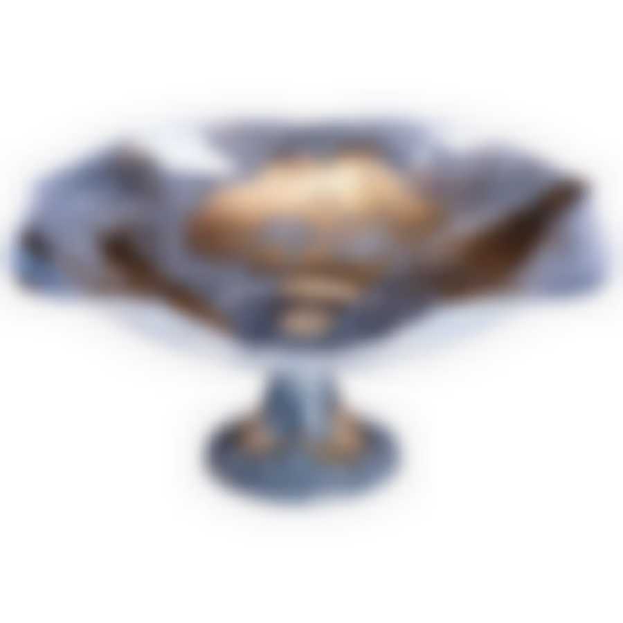 Блюдо на ножке Venice black диаметр=35 см высота=15 см