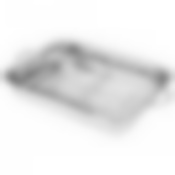 Противень agness, нерж сталь, с решеткой, 36,5*27*5,5 см