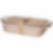 Блюдо для запекания с крышкой bronco Nature 35*17*7,5 см 1500 мл кремовое 