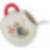 Солонка с ложкой Зимняя забава 9*9*10 см. / 170 мл. 