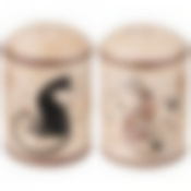 Набор для специй Парижские коты 2 пр. 4,5*4,5 см. высота=6,5 см. 