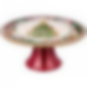 Тортовница на ножке коллекция Рождественская сказка 24*24*10 см из двух частей а+в без упаковки (м