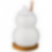 Банка для меда с деревянной палочкой 350 мл диаметр=9 см высота=13 см