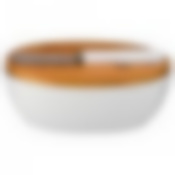 Масленка с крышкой + нож металлический 14,5*11 см высота=6 см