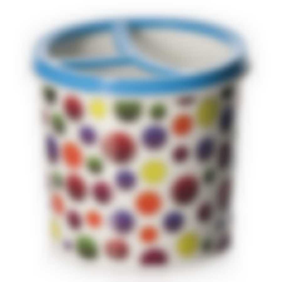 Подставка "Конфетти" для карандашей, объем 0,5 л (цвет в ассортименте)