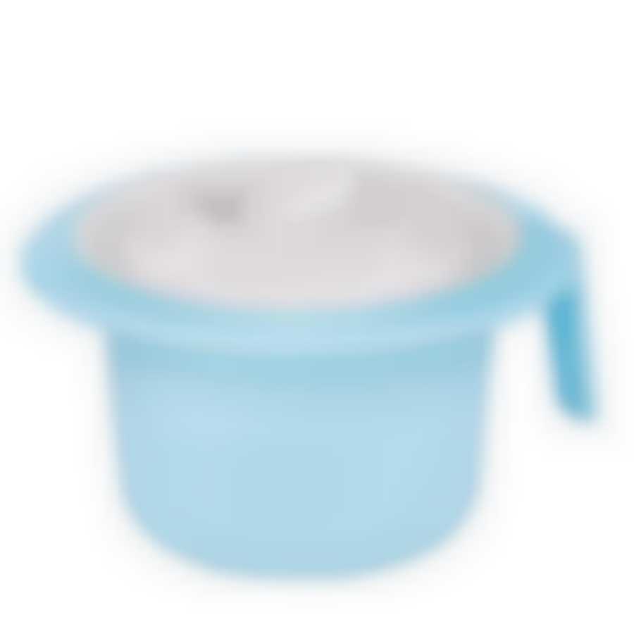 Горшок детский с крышкой Кроха (голубой)