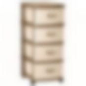 Комод "КЛАССИК", 4 секции, 480*375*920 мм (цвет в ассортименте)