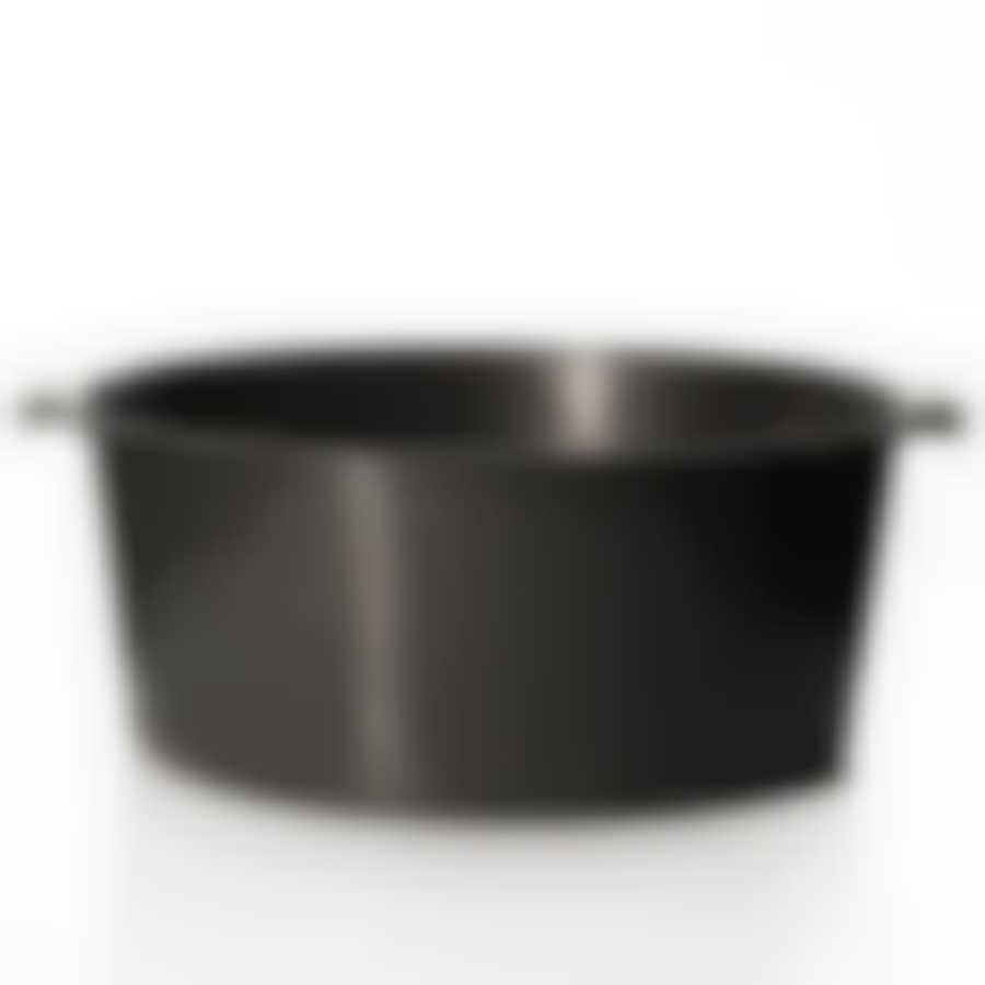 Таз с ручками, объем 15 л (черный)