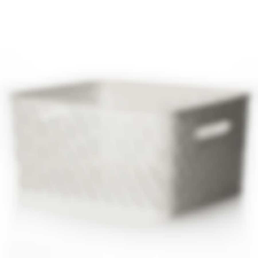 Корзина "Плетенка", 350 х 290 х 175 (цвет белый)