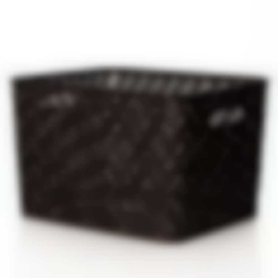 Корзина "Плетенка", 350 * 290 * 225 мм (цвет коричневый)