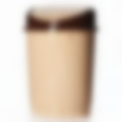 Контейнер для мусора овальный, объем 8 л, 26*21*35 см (бежевый)