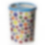 Подставка "Конфетти" для карандашей, объем 0,7 л (цвет в ассортименте)