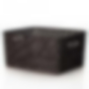 Корзина "Плетенка", 350 х 290 х 175 мм (цвет коричневый)