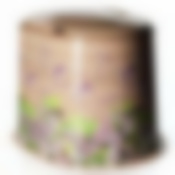 Туалет дачный Плетенка (декор) (цвет в ассортименте)