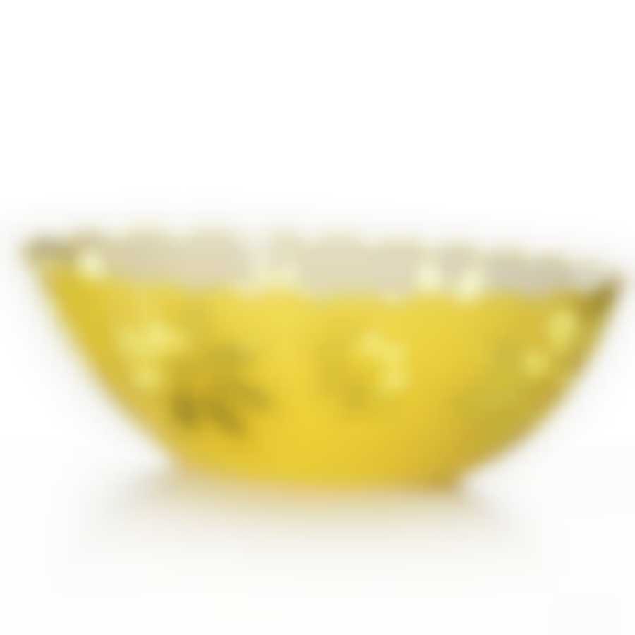 Салатник овальный "Соблазн", объем 1,3 л (жёлтый)