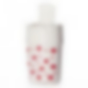 Солонка "Горошек", высота 80 мм (красно-белая)