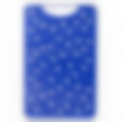 Доска разделочная "Горошек", 280 х 180 х 6 мм (бело-синяя)