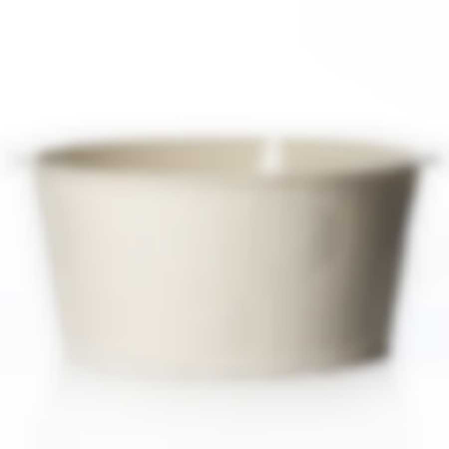 Таз "Плетенка", объем 20 л (цвет "слоновая кость")