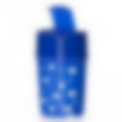 Солонка "Горошек", высота 80 мм (бело-синяя)