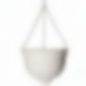 Кашпо подвесное "Венеция", объем 10 л, диаметр 330 мм (цвет белый)