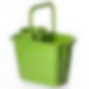 Ведро прямоугольное с отжимом, объем 9,5 л (цвет ярко - зеленый)