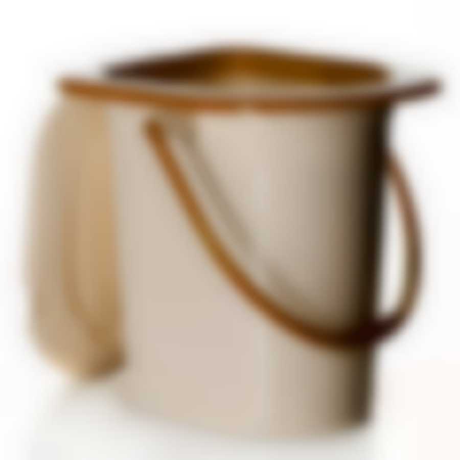 Ведро-туалет, объем 17 л (цвет бежевый)