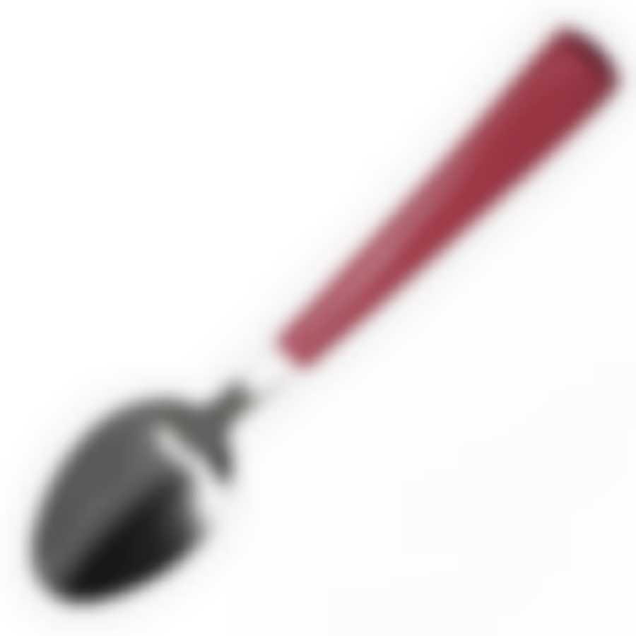 Ложка столовая с красной ручкой, 20 см