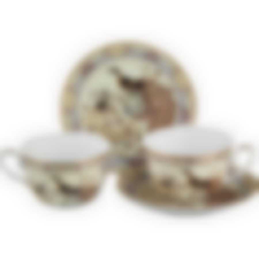 Чайный набор на 2 персоны Lefard Павлин, 250 мл