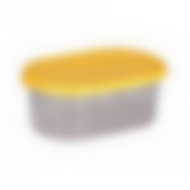 Емкость для СВЧ овальная 1 л (цвет в ассортименте)