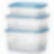 Набор ёмкостей квадратных (0,4л;0,7л;1л) (цвет в ассортименте)