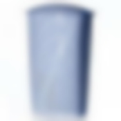 Корзина для белья овальная Плетенка, 43 л, 345*435 мм, высота 630 мм (цвет голубой)