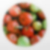 Разделочная доска, стеклянная круглая, диаметр 27 см ЯБЛОКИ