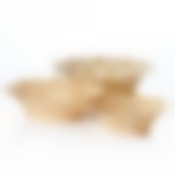 Набор сухарниц "Нежность", 3 шт. (цвет в ассортименте)