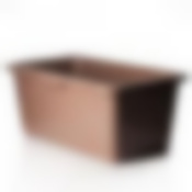 Кашпо уличное, объем 50 л (коричневое)