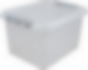 Ящик с крышкой 36л "ПРОФИ Комфорт" (цвет в ассортименте)